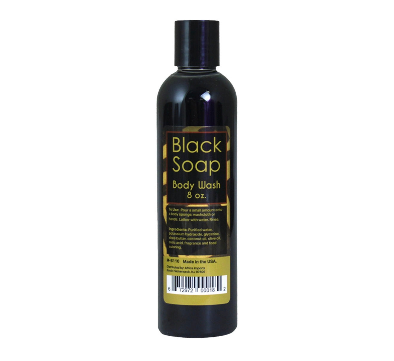 African black soap body wash