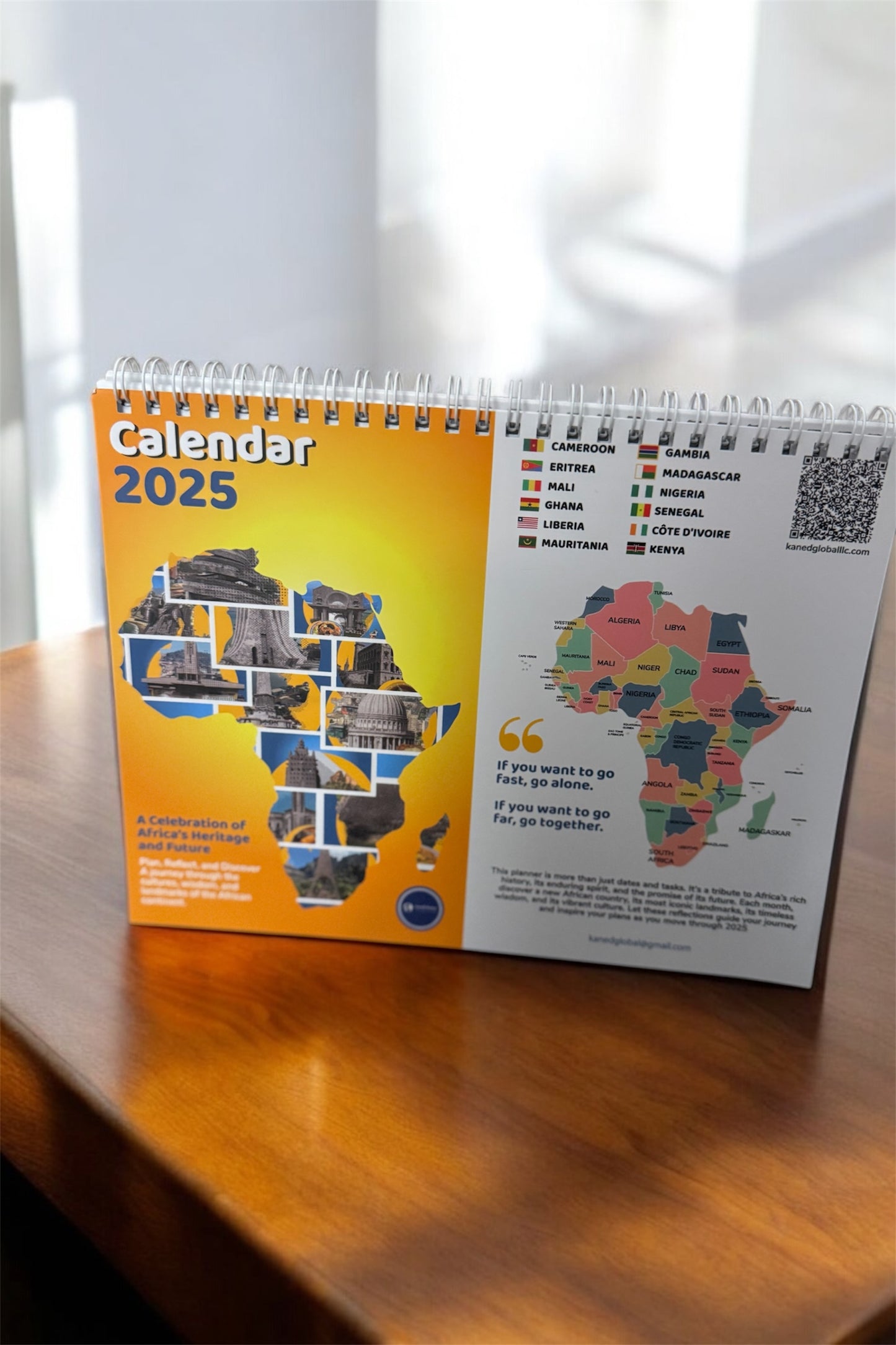 Kaned Global desk calendar - Motherland series