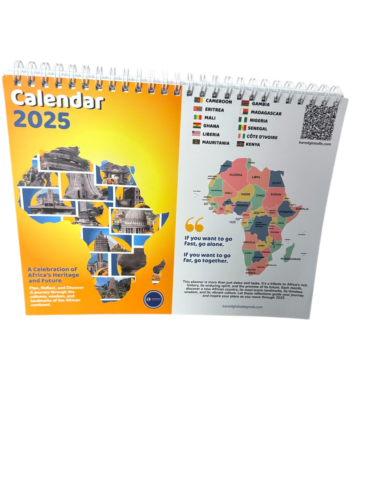 Kaned Global desk calendar - Motherland series