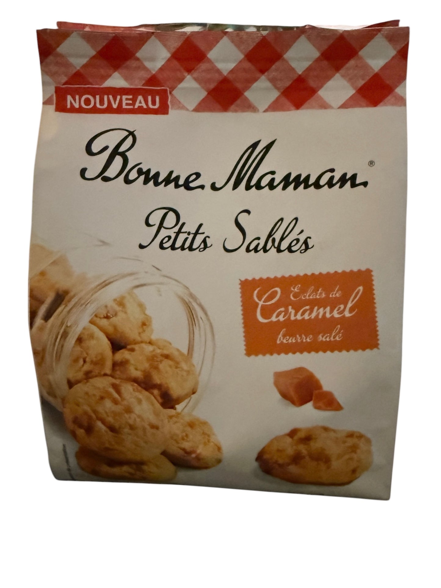 Bonne Maman biscuits with caramel